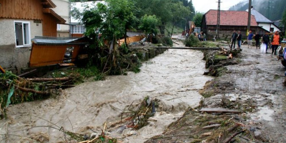 Inundatii si meteo extrem in Romania